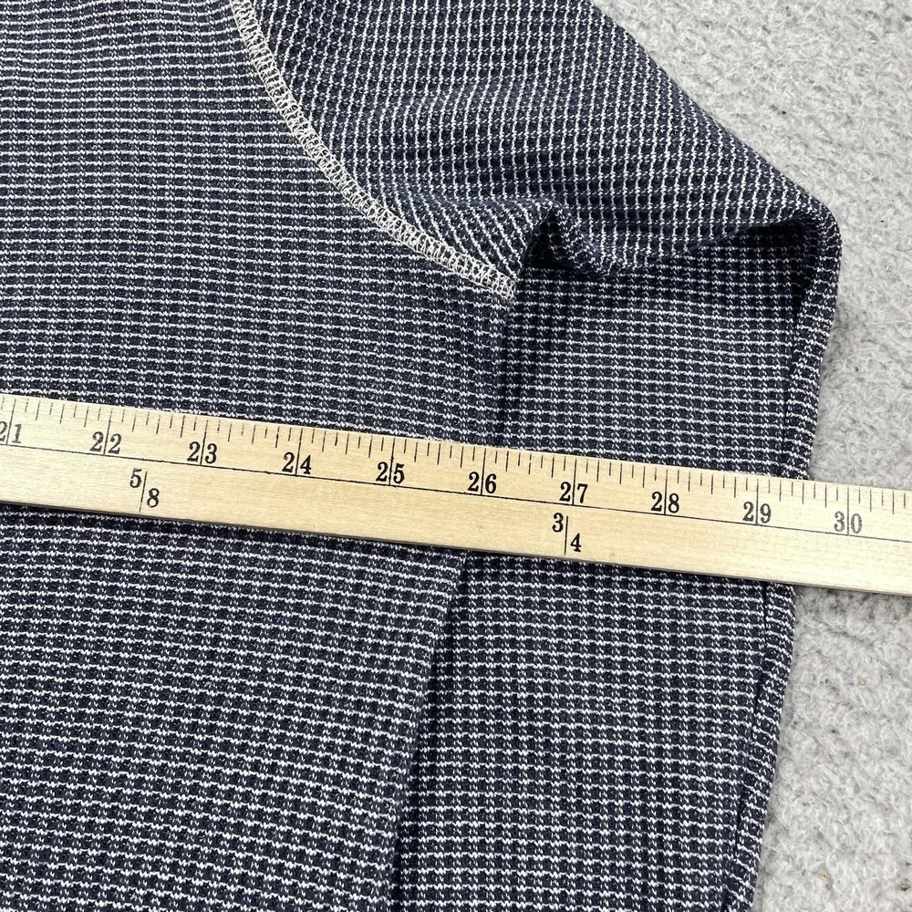 Polo Jeans Co Ralph Lauren Thermal Shirt Mens 2XL Blue Waffle Knit Long Slv VTG